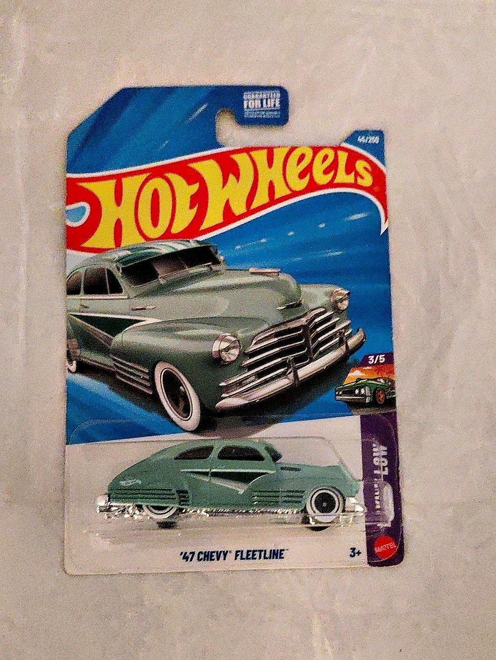 Hot Wheels '47 Chevy Fleetline Die-Cast Car Green NWT